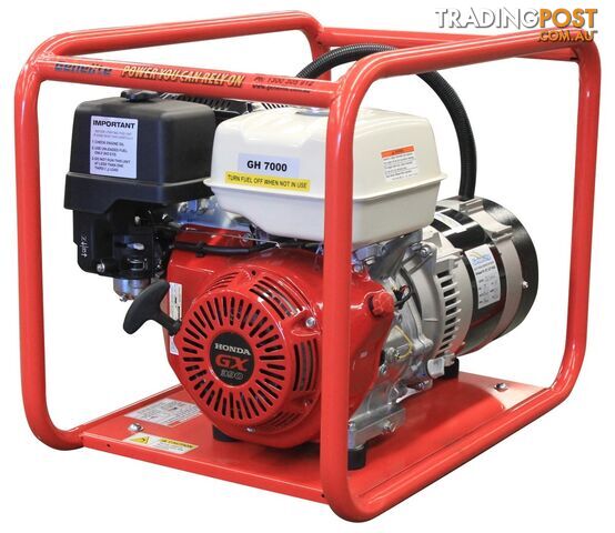 8kVA Open Frame Portable Petrol Generator 3 Phase Honda GH7000-3 - photo 2 of 3