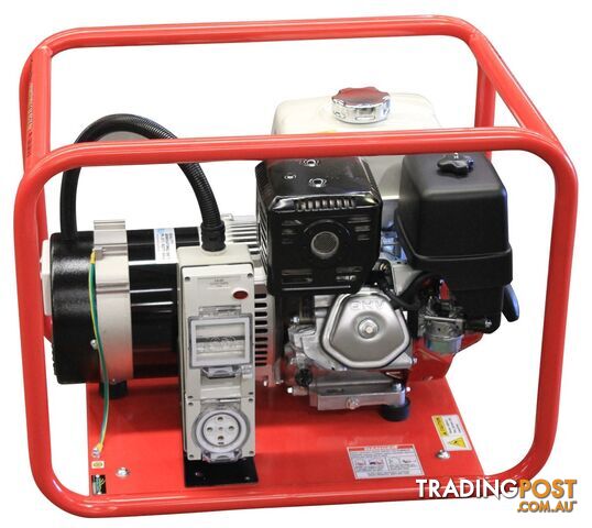 8kVA Open Frame Portable Petrol Generator 3 Phase Honda GH7000-3 - photo 3 of 3