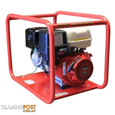 8kVA Open Frame Portable Petrol Generator Honda GH7000