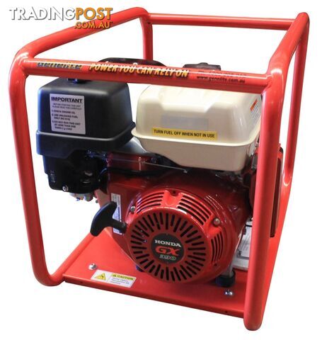 8kVA Open Frame Portable Petrol Generator Electric Start - Residential Mufflers Honda GH7000E-1 - photo 4 of 5