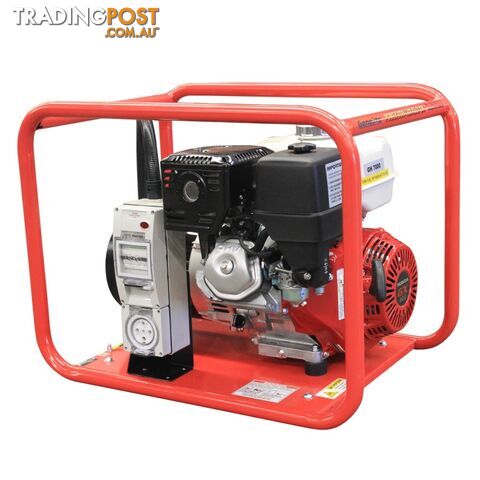 8kVA Open Frame Portable Petrol Generator Electric Start 3 Phase Honda...