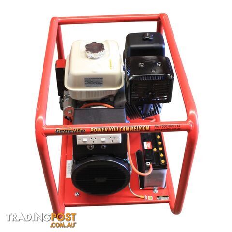 8kVA Open Frame Portable Petrol generator Electric Start Single Phase Honda GH7000E - photo 5 of 5
