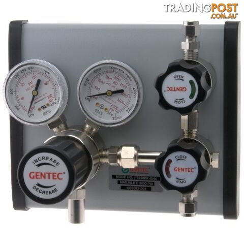 Gentec Single Inlet Supply Panel 6.0 Purity Chrome Plated
