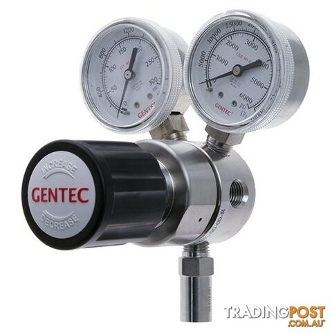 Gentec 1S Regulator 6.0 Purity Stainless Steel In: 20,000 kPa Out: 170 kPa