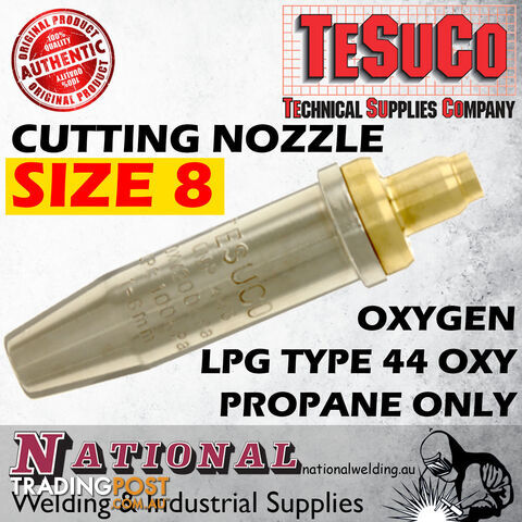 Cutting Nozzle SIZE 8 Oxygen / LPG Type 44 Oxy Propane Only GWCNL08 - photo 2 of 2