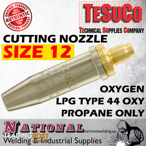 Cutting Nozzle Size 12 Oxygen / LPG Type 44 Oxy Propane Only GWCNL12 - photo 2 of 2