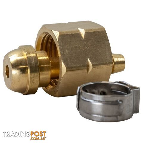 Nut Left Hand 5/8-18UNF Hose Tail and Clip 5mm GWHCF - photo 2 of 2
