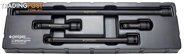 1/2" Wobble Extension Bar Set (4pc.) Geiger GXWEBS12
