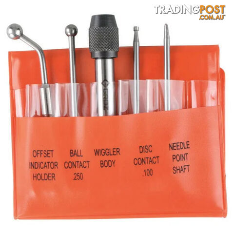 Wiggler And Center Finder, Chuck and 4 Attachments WCF/WZ/6 Groz GZ-03520