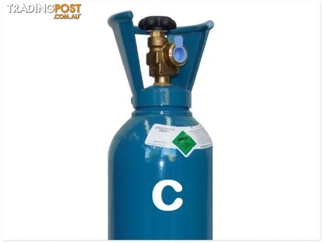 Size C 100% Pure Argon Gas Cylinder Including Gas No Rent No Return GasArC