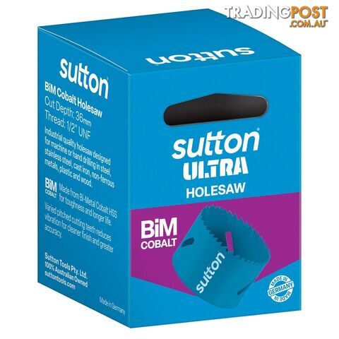 Holesaw H105 Bi-Metal Cobalt Ultra Boxed 43mm Sutton Tools H1050430