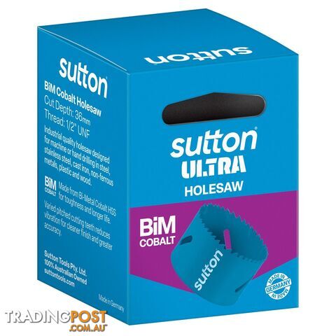 Holesaw H105 B-Metal Cobalt Ultra Boxed 51mm Sutton Tools H1050510