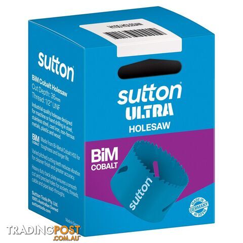 Holesaw H105 Bi-Metal Cobalt Ultra Boxed 60mm Sutton Tools H1050600