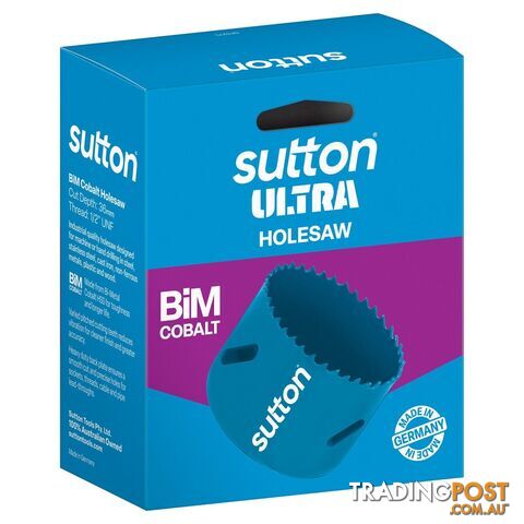 Holesaw H105 Bi-Metal Cobalt Ultra Boxed 95mm Sutton Tools H1050950
