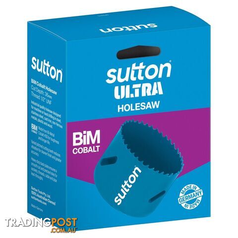 Holesaw H105 Bi-Metal Cobalt Ultra Boxed 98mm Sutton Tools H1050980