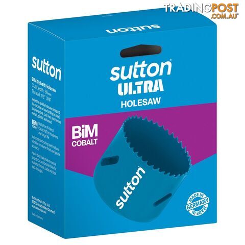 Holesaw H105 Bi-Metal Cobalt Ultra Boxed 105mm Sutton Tools H1051050