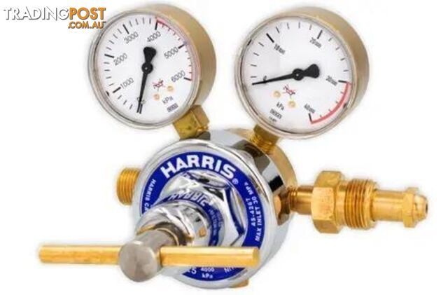 Harris Model H25 High Flow Cylinder Reg, SS diaphragm, Side Inlet
