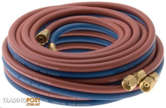 Twin Hose Oxygen / Acetylene 5 Metre Coil 5mm ID HA0505-OA GWTWOA05 400174...