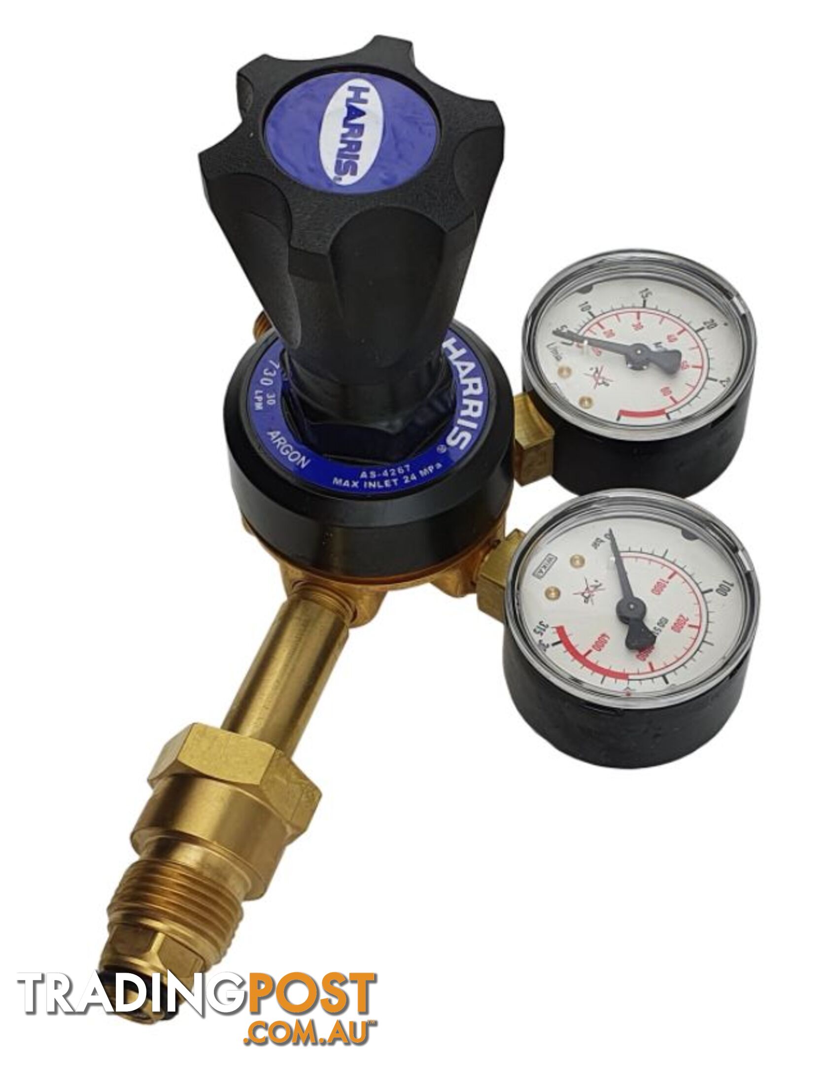Model 730 Argon Regulator 0- 30 LPM Side Inlet Harris 730Z005