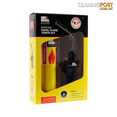 Trade Map Swirl Flame Torch Kit Hot Devil HD027 - photo 2 of 3