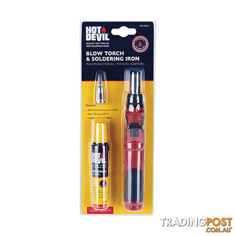 Gas Torch & Soldering Iron Hot Devil HD1938-2
