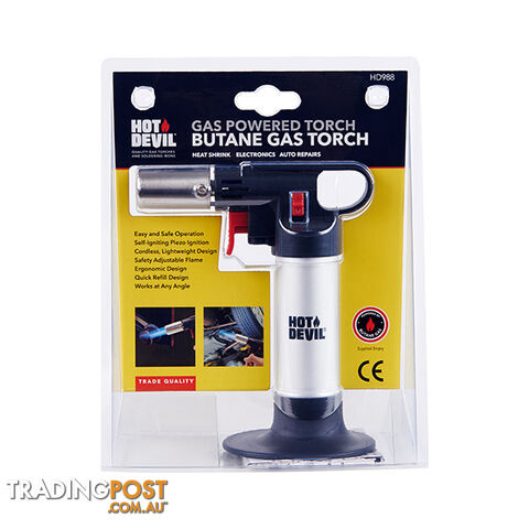 Butane Gas Blow Torch Hot Devil HD988