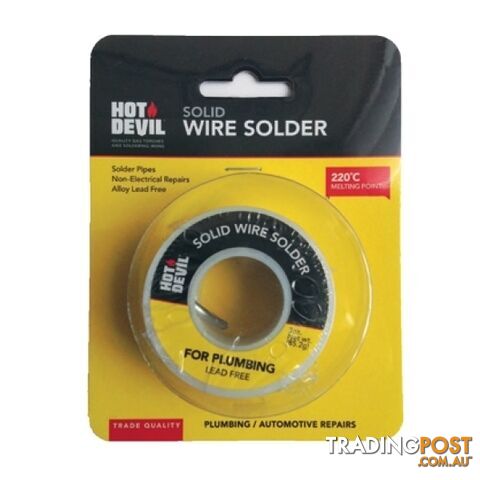 Solid Wire Solder Hot Devil HDSWS