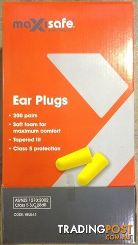 Maxisafe Ear Plugs Uncorded