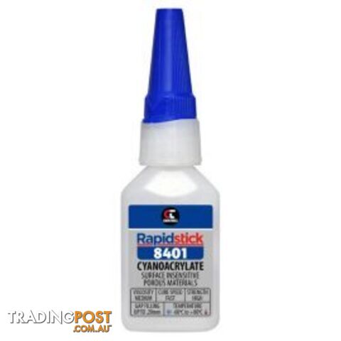 Rapidstick 8401 Cyanoacrylate Instant Adhesive 25ml General Purpose