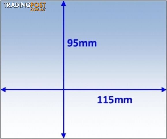 Clear Outer Lens 115 x 95mm Suits Miller ProHobby & Others CL11595-10 Pkt:10