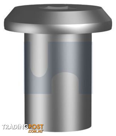 Nickel Plated Finish Furniture Connector Nut Mild Steel Metric Hobson