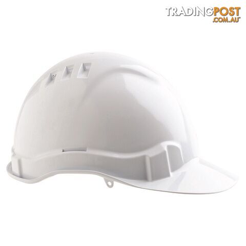 V6 Hard Hat Vented Pushlock Harness White Pro Choice HHV6-W