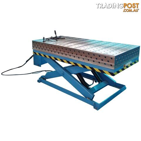 3D Welding Table With Hydraulic Scissor Lift 2000mm X 1000mm X 100mm 16YY2010
