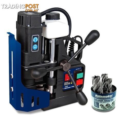 PRO35 Magnetic Base Drill 240V Capacity: 35mm Dia. x 52mm Holemaker HMPRO35K1