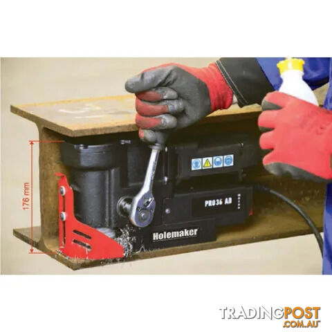 Magnetic Base Angle Drill 240V Holemaker HMPRO36AD - photo 2 of 4