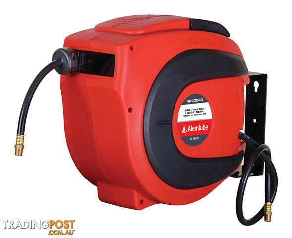 Air Hose Reel 15 Metres x 12mm ID Alemlube HR40040