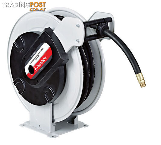 Air & Water Spring Rewind Hose Reel 3/4" x 12 Metre Alemlube HR90030