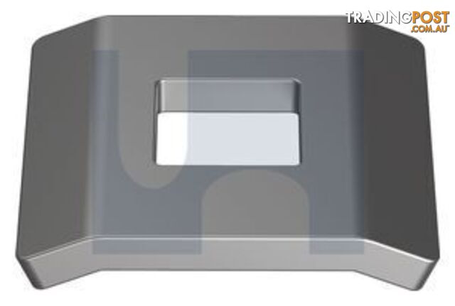 M8X24X24X2.5mm Hot Dip Galvanised Finish Security Mesh Clip Metric ID Hobson...