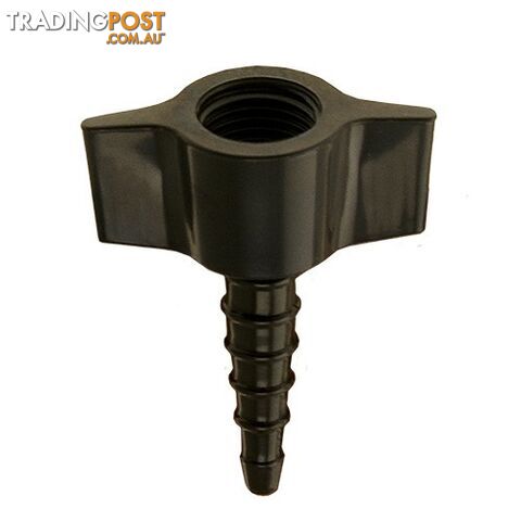 Hose Barb Connection Black for Medical Air (1 Pack = 10 Units)