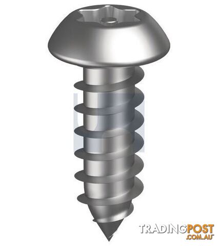 304 Stainless Finish Self-Tapping Security Button Post Torx Hobson