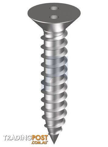 304 Stainless Finish Self-Tapper Countersunk Eye Drive Security Hobson