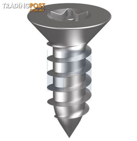 304 Stainless Finish Self-Tapping Socket Countersunk Post Torx Security Hobson