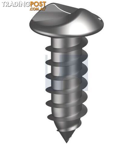 304 Stainless Finish Self-Tapping Raised Head One Way Hobson