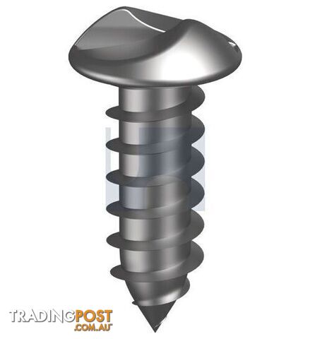 304 Stainless Finish Self-Tapping Raised Head One Way Hobson