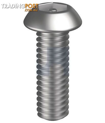 304 Stainless Finish Socket Button Post Hex Security Hobson