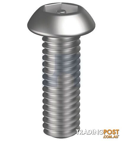 304 Stainless Finish Socket Button Post Hex Security Hobson