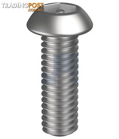 304 Stainless Finish Socket Button Post Hex Security Hobson