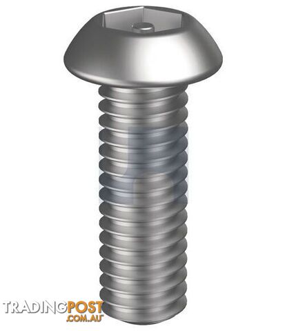 304 Stainless Finish Socket Button Post Hex Security Hobson