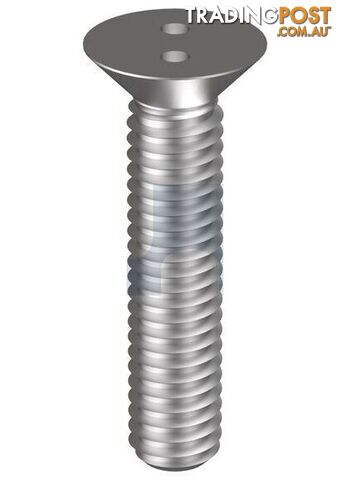304 Stainless Finish Metal Thread Countersunk Eye Drive Security Hobson