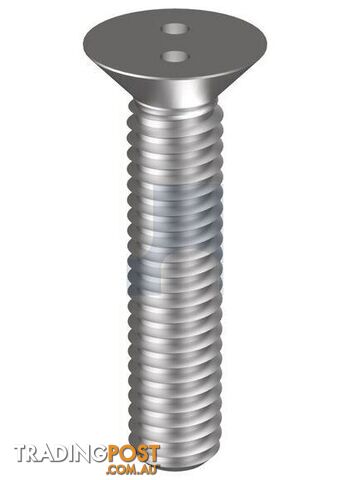 304 Stainless Finish Metal Thread Countersunk Eye Drive Security Hobson
